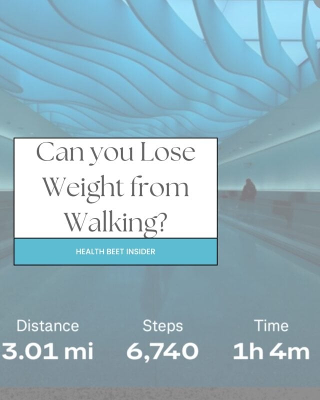 can you lose weight from walking