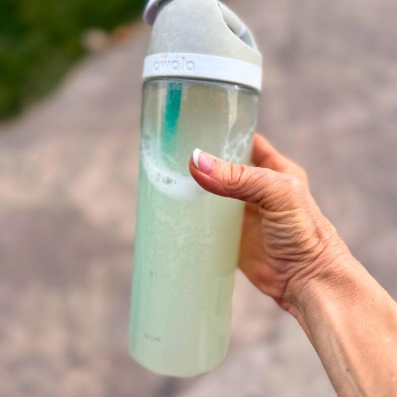 lemon drink with creatine and glutamine