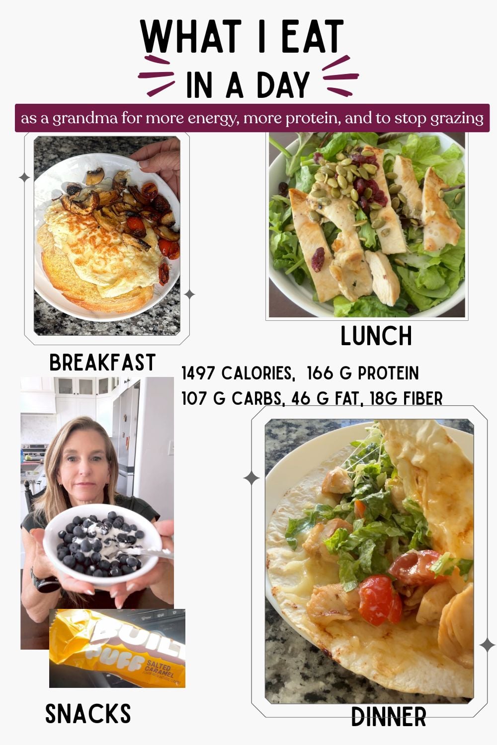 Full day of eating high protein low calorie day 1