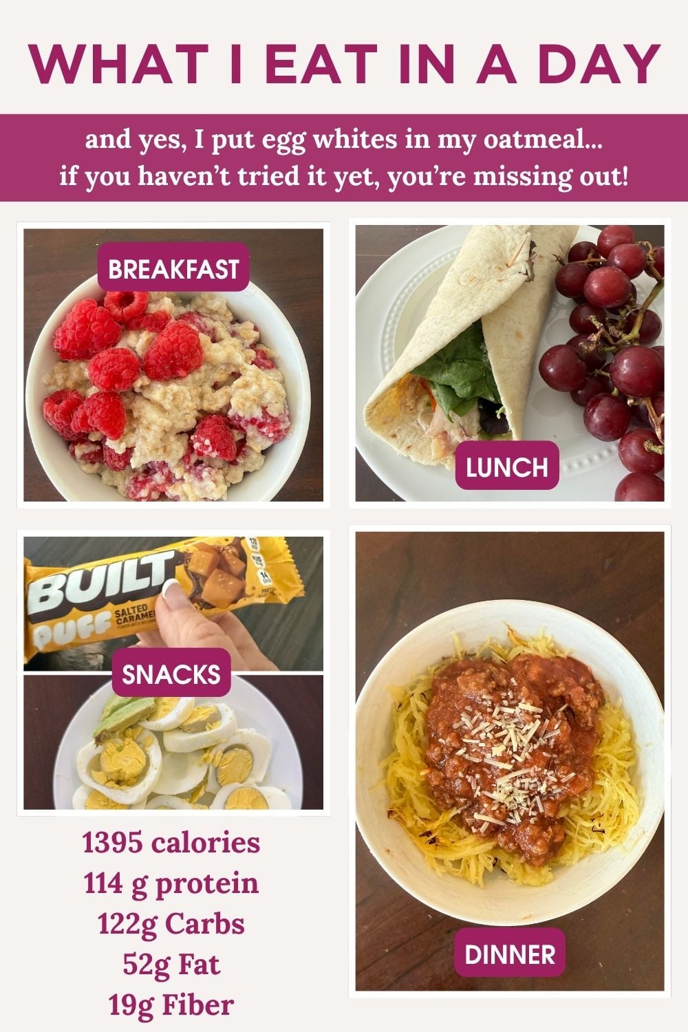 food log with high protein low carb meal ideas
