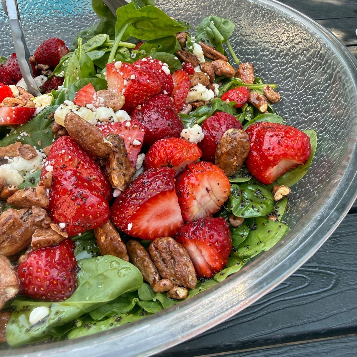 strawberry pecan salad