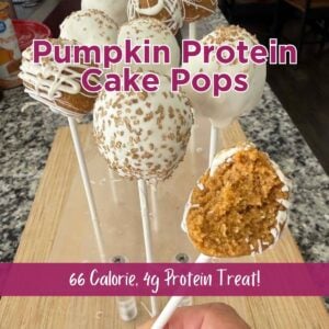 Pumpkin Protein Cake Pops