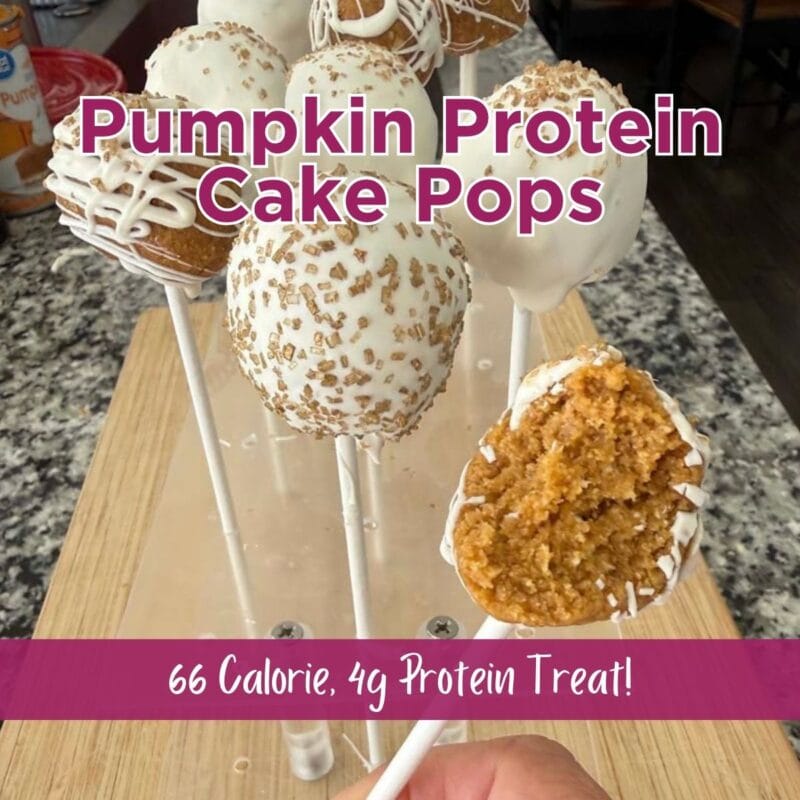 Pumpkin Protein Cake Pops